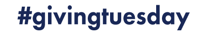 #givingtuesday