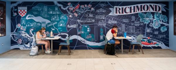 students studying